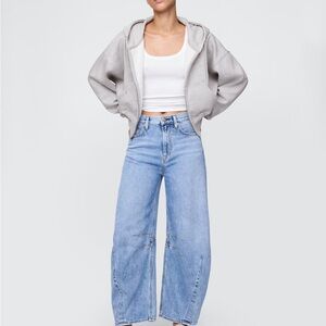 Gap Vintage Soft Full-Zip Wedge Hoodie Size Medium